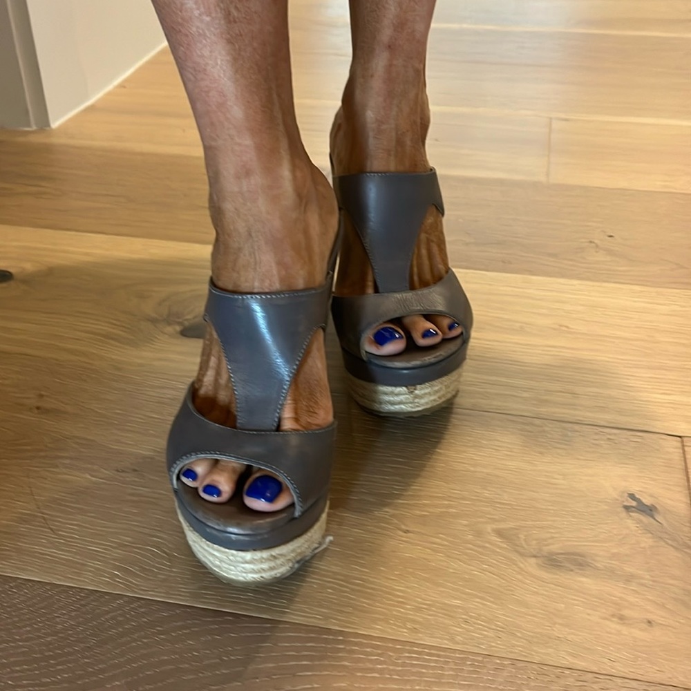 Jimmy Choo platform wedges